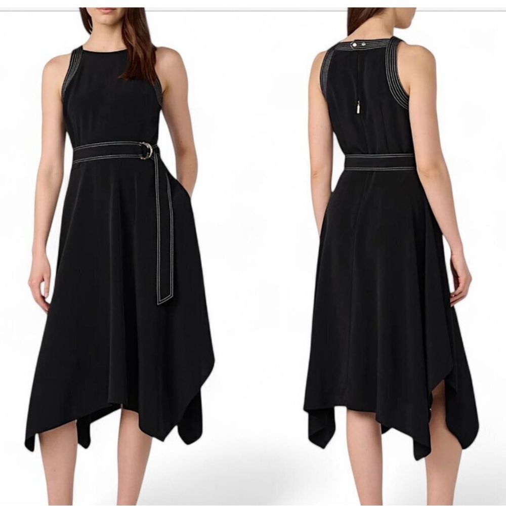 Karl Lagerfeld Black Asymmetrical Dress